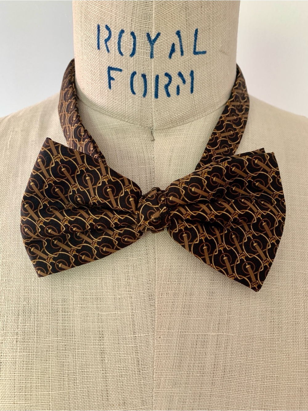 Men’s Silk Bow Tie Italy Equestrian